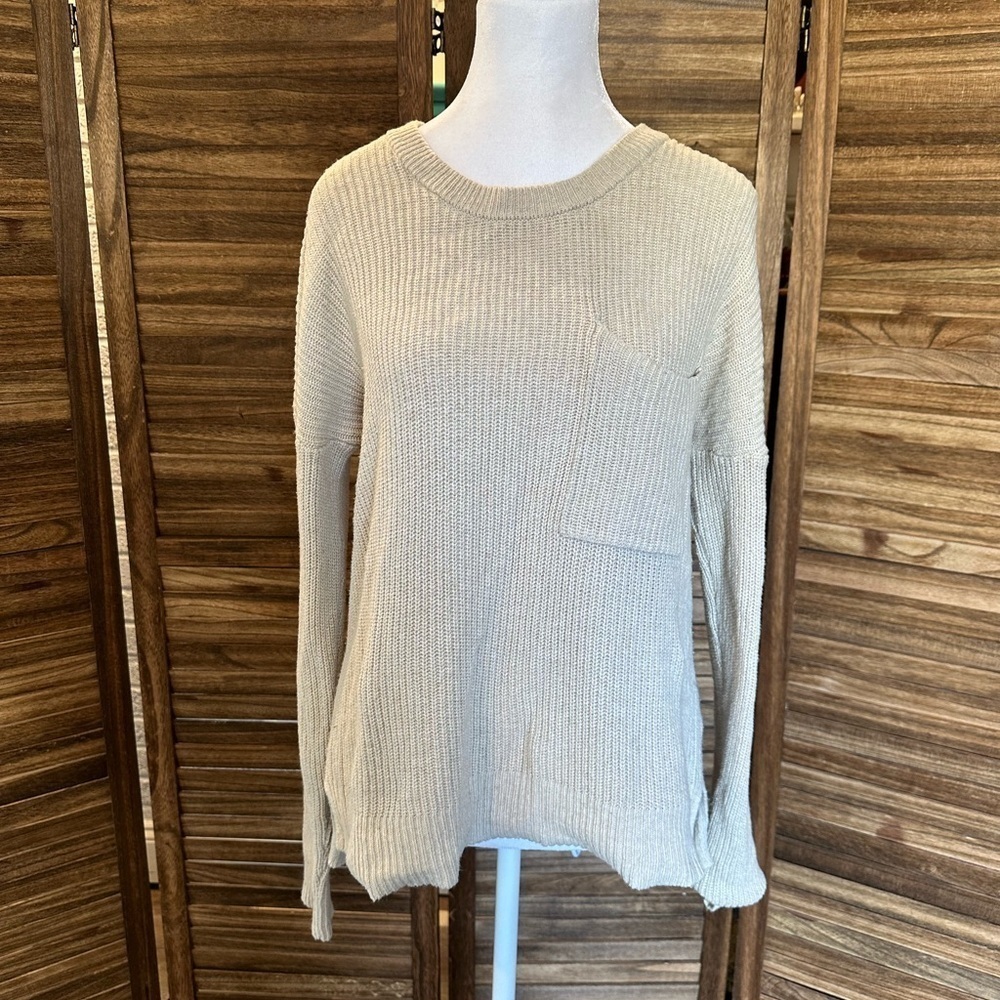 Madewell Crewneck Cream Sweater